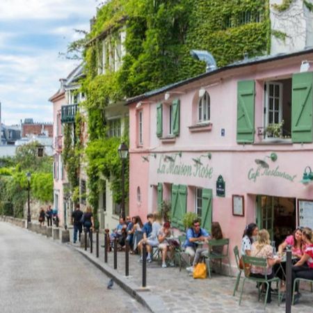 Charming Duplex In Montmartre Paris Exterior foto